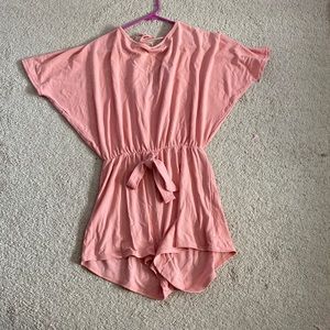 Pink Lily Romper